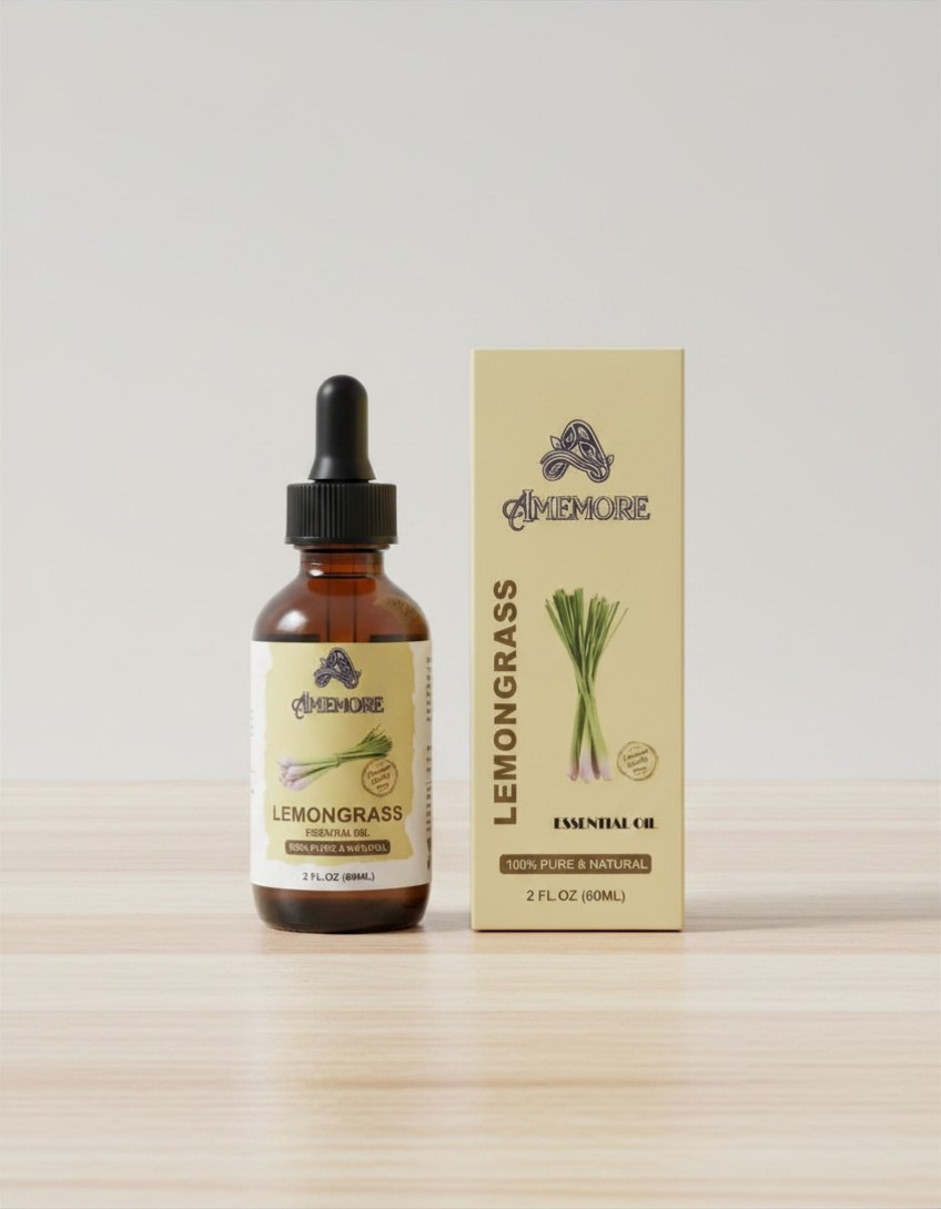 AMEMORE / Essential natural oils as insect repellents on skin and for aromatherapy