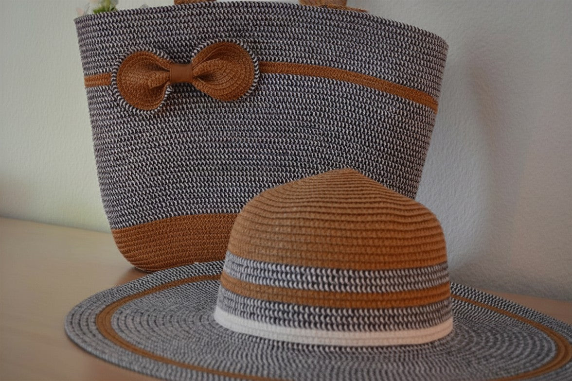 AMEMORE / Bag and Hat Colour Blue