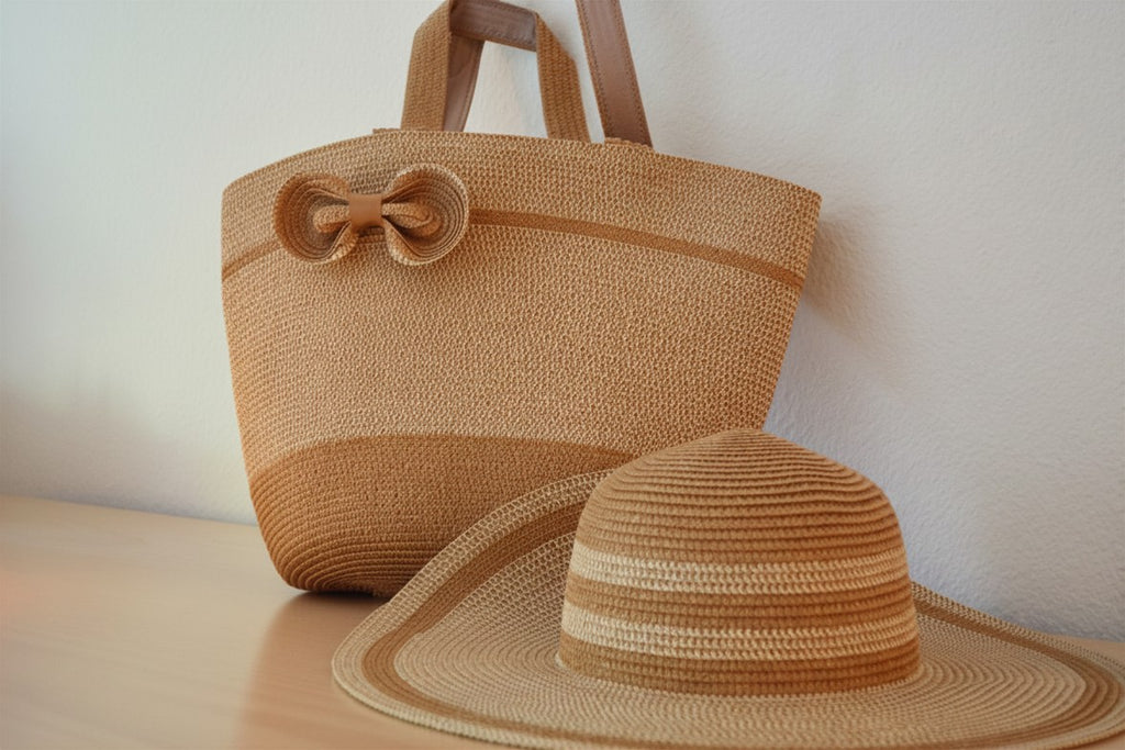 AMEMORE / Bag and Hat Colour Khaki
