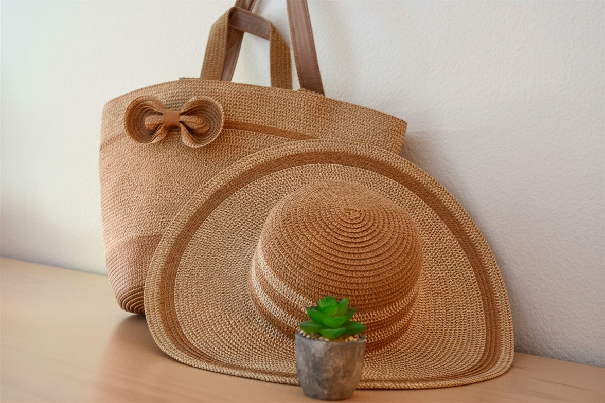 AMEMORE / Bag and Hat Colour Khaki